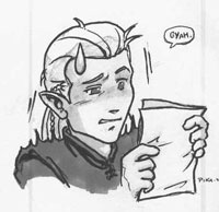 Legolas horrified and squicked